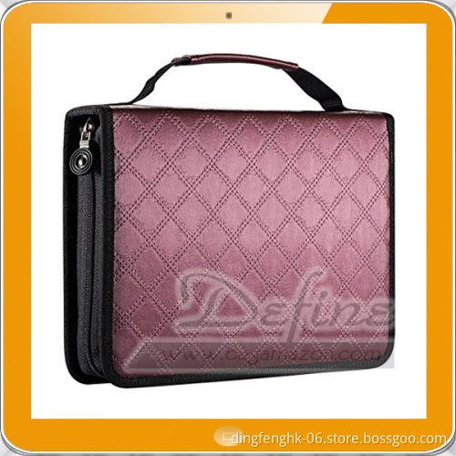 Multi-layer Zippered PU Leather Pencil Case